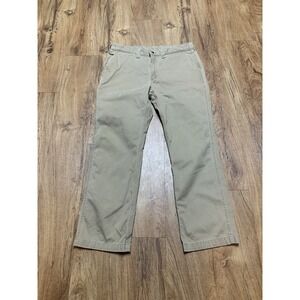 Carhartt Men Khaki Relaxed Carpenter Pants Size 36x30